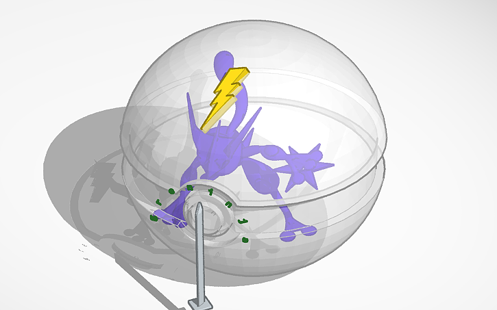 3D design pokemon - Tinkercad