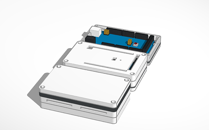 3D design Arduino Mega 2560 Rev 3 Case v2 - Tinkercad