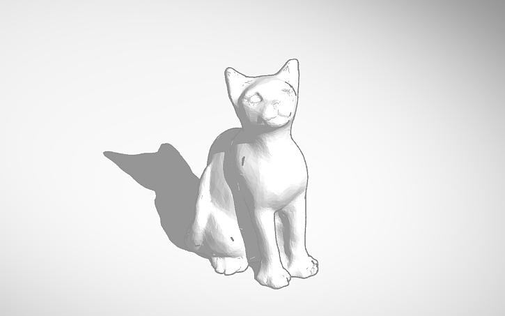 3D design Cat - Tinkercad