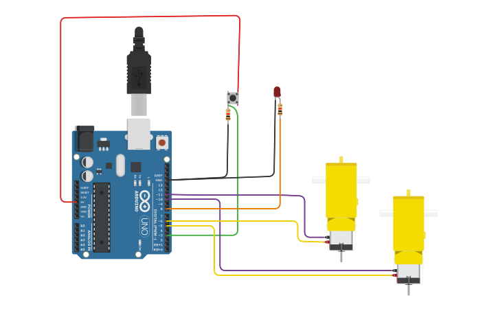 Circuit design activité 5 - Tinkercad