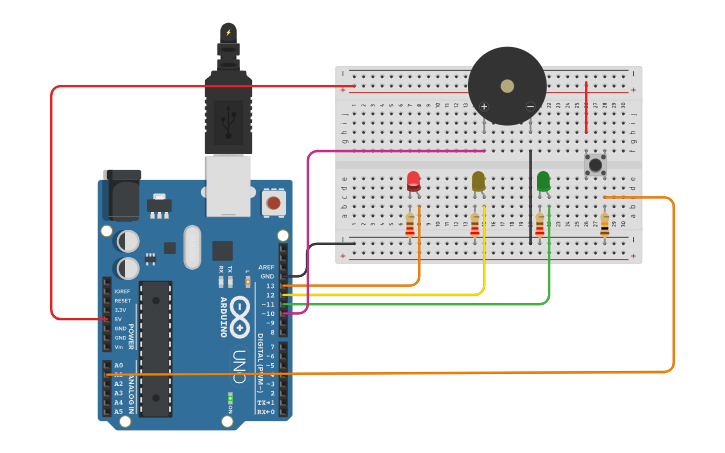 Circuit design Arduino Project - Tinkercad