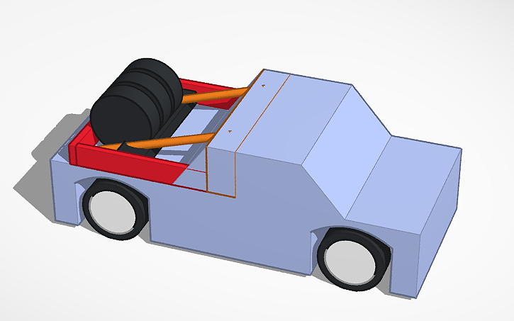 3D design Copy of Car sim lab suspension ( dakar race ) - Tinkercad