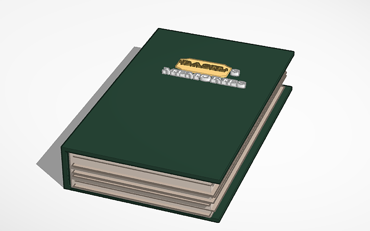 3D design Basil photobook (omori) - Tinkercad