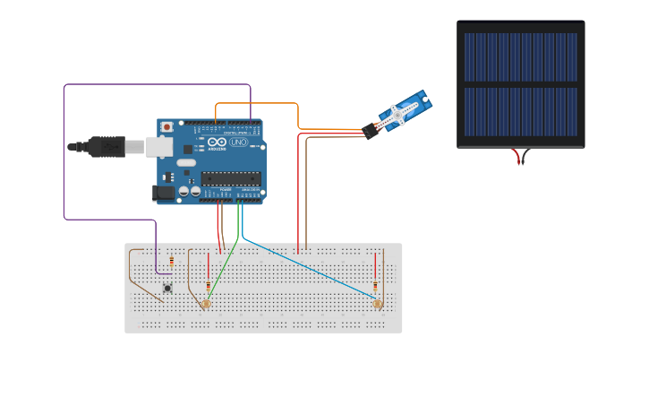 Circuit design Arduino Based Solar Tracker Using LDR & Servo Motor ...