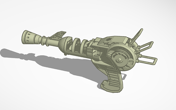 3D design Cod Ray gun - Tinkercad