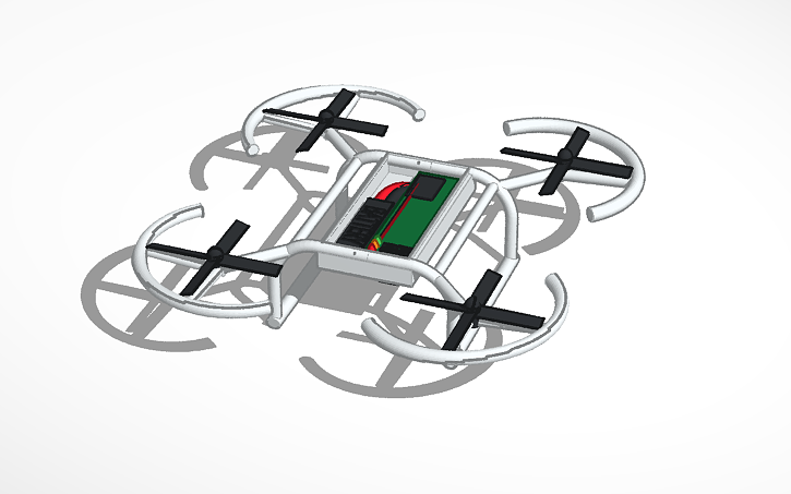 3D design DRONE - Tinkercad