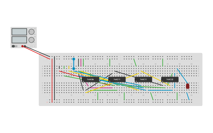 Circuit design Multiplexers - Tinkercad