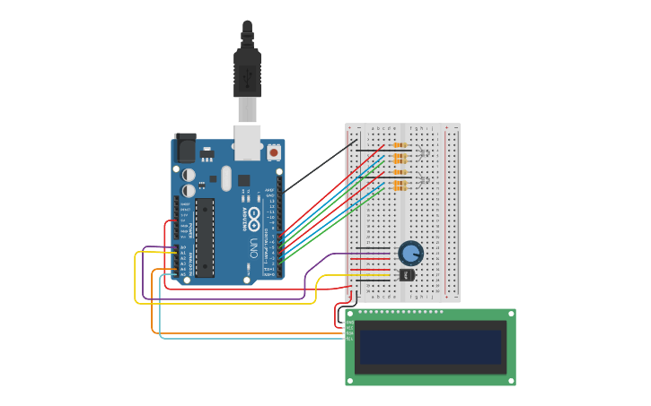 Autocad Humidity Sensor Circuit design Temperature-Humidity Sensor w/ Serial Monitor & I2C LCD ...
