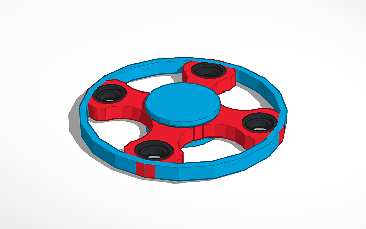3D design fidget spinner - Tinkercad