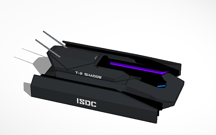 Isdc Design 3D design ISDC Tank T-2 Shadow - Tinkercad