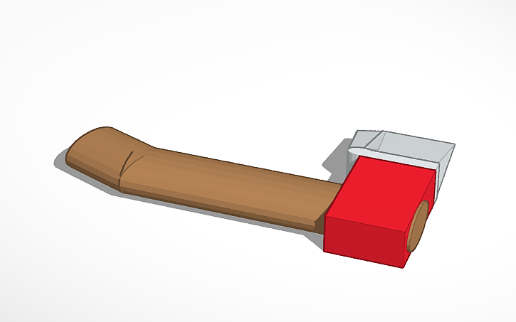 3D design Axe - Tinkercad