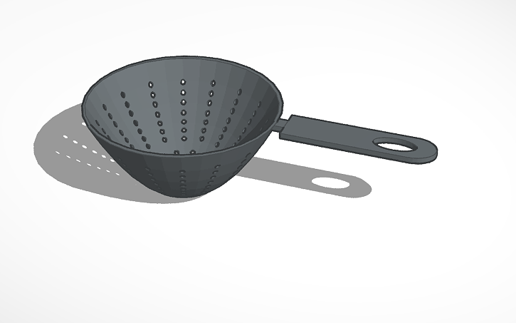 3D design Colador - Tinkercad