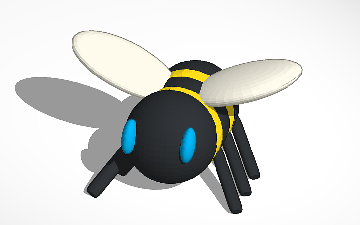 3D design bee - Tinkercad