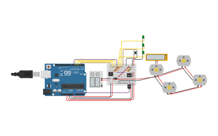Arduino Fan Circut Circuit design Arduino Fan Controller - Tinkercad