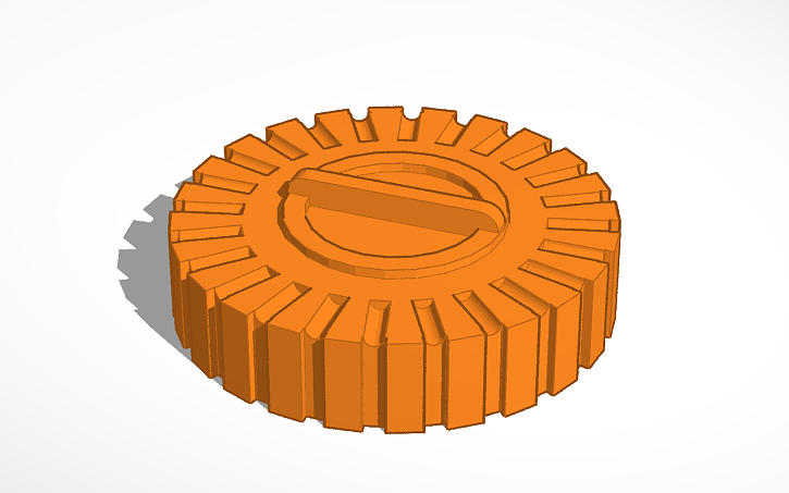 3D design Lewis Gun Magazine for PZ SE5a - Tinkercad