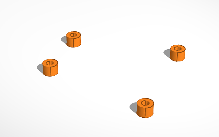 3D design Arduino Uno Mounting Holes - Tinkercad