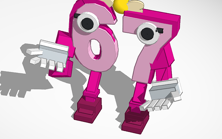3D design 67 Steal a Brainrot (girl version) - Tinkercad