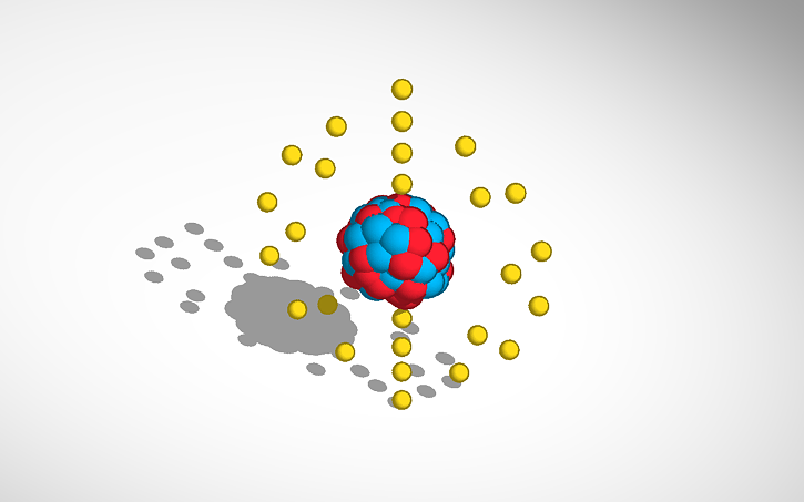 3D design iron atom ree - Tinkercad