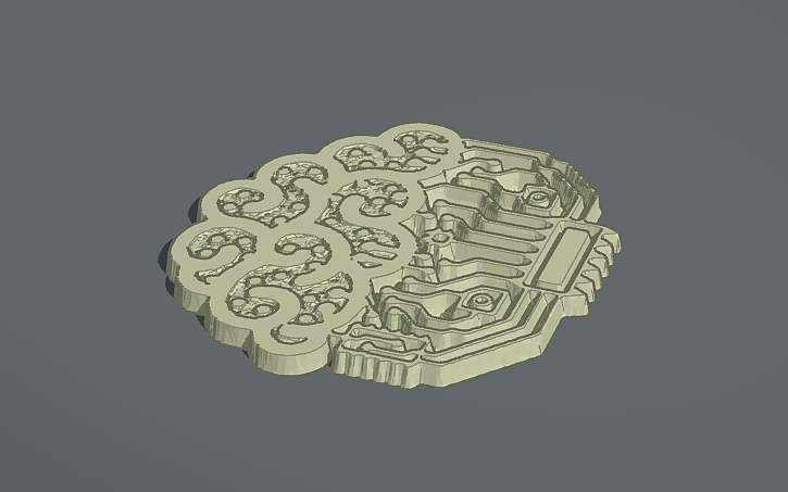 3D design Brain Circuit - Tinkercad