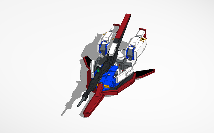 3D design ZETA GUNDAM [WAVE RIDER] - Tinkercad