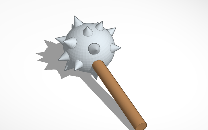 3D design mace - Tinkercad