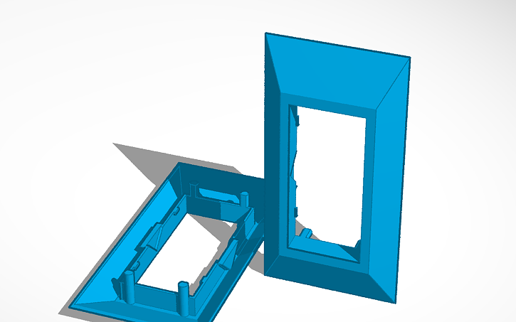 3D design Wall Switch Plate - Tinkercad