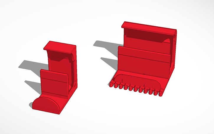3D design Cable organizer and plug holder - Tinkercad