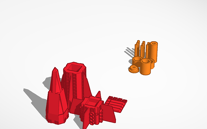 3D design Roblox Rocket - Tinkercad