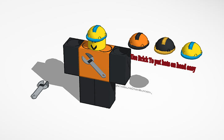 3D design Classic Builderman - Tinkercad