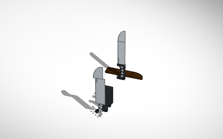 3D design Machete - Tinkercad