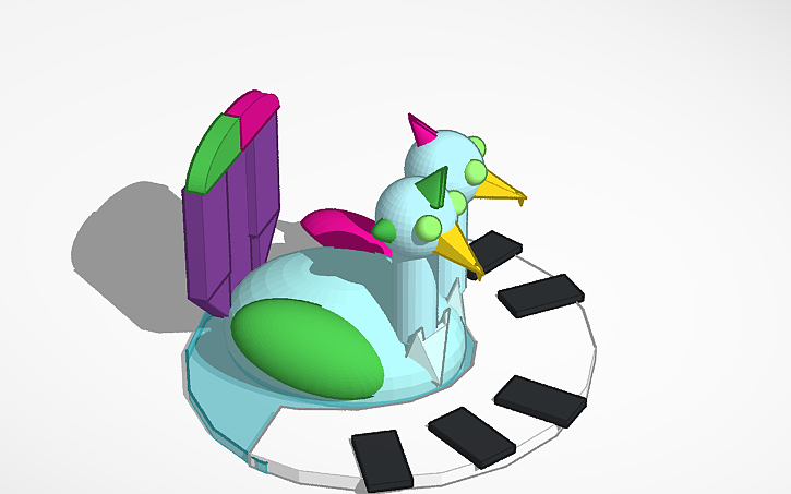 3D design Quibble my singing monsters - Tinkercad