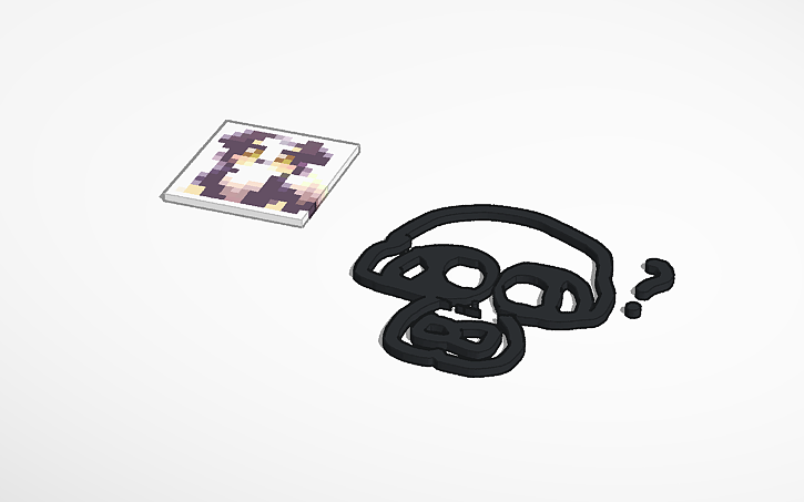 3D design Can you make it my profile picture? - Tinkercad