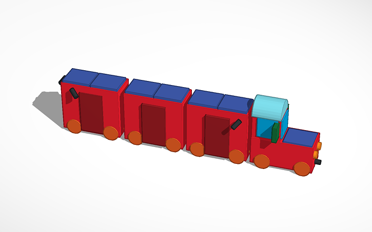 3D design train - Tinkercad