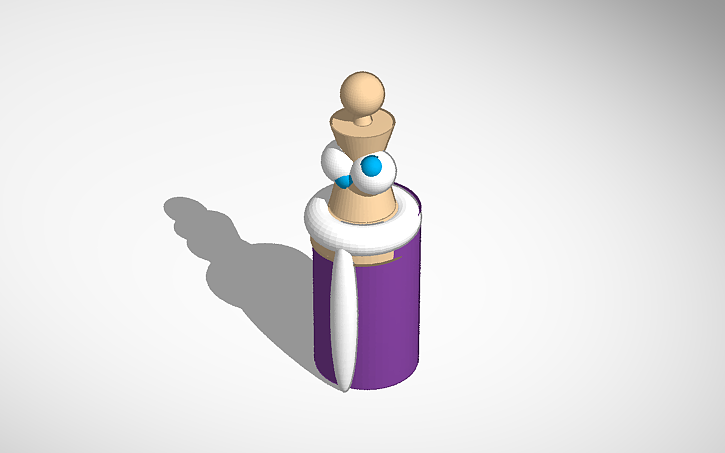 3D design kinger - Tinkercad