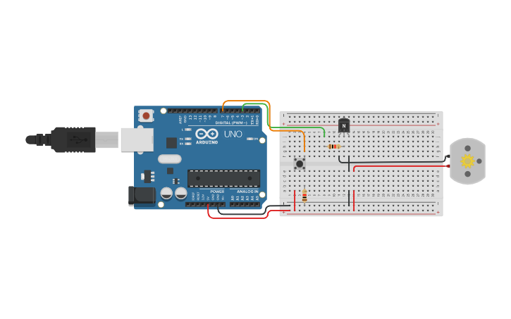 Circuit design MOTOR CON ARDUINO ERICK PINTO - Tinkercad