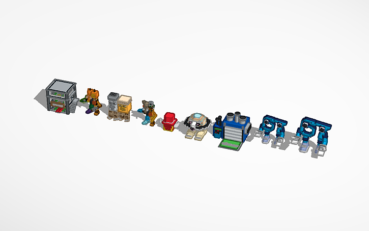 3D design Brainrots - Tinkercad