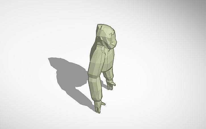 3D design Gorilla Tag model - Tinkercad