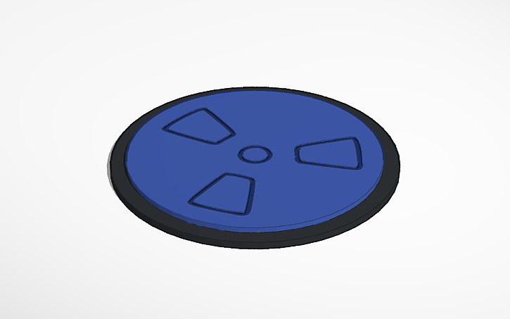 3D design ARC raiders loading symbol - Tinkercad