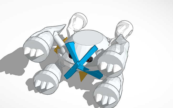 3D design pokemon mega metagross - Tinkercad
