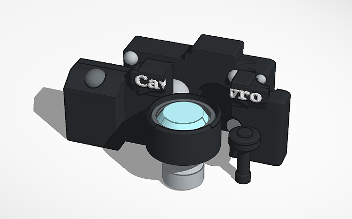 3D design camera pass 3d print - Tinkercad
