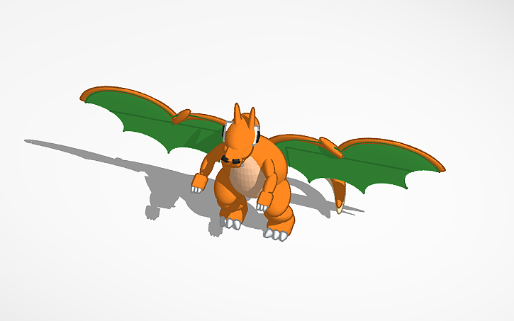 Charizard Deign 3D design charizard - Tinkercad