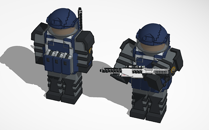 3D design KNSF (Konkan Naval Space Force) Soldier - Tinkercad