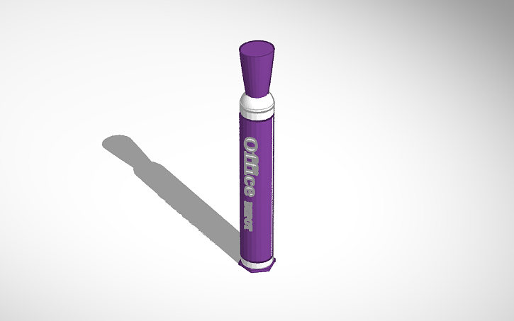 3D design Gaming design: Marker Project - Tinkercad