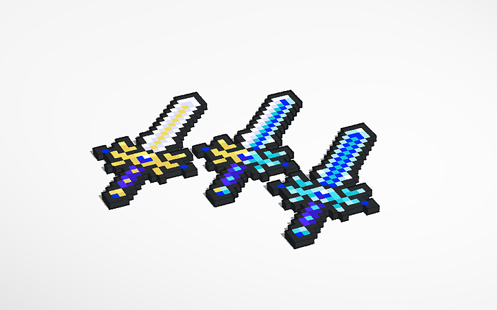 3D design 伝説の剣 - Tinkercad