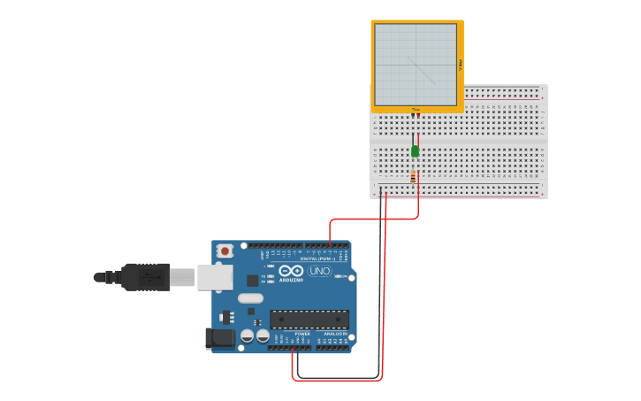 Arduino Fade Layput Circuit design Fading LED using analog output for arduino 23BCT0121 ...