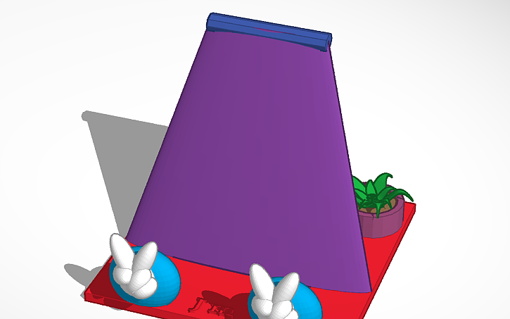 3D design support portable - Tinkercad