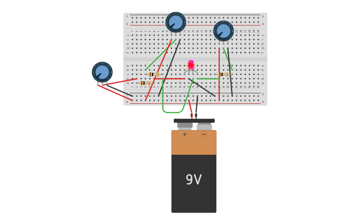 Circuit design Led rgb 2 - Tinkercad