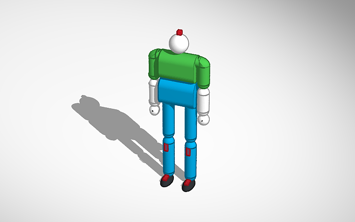 Quixels Ragdoll Design 3D design Realistic Ragdoll - Tinkercad