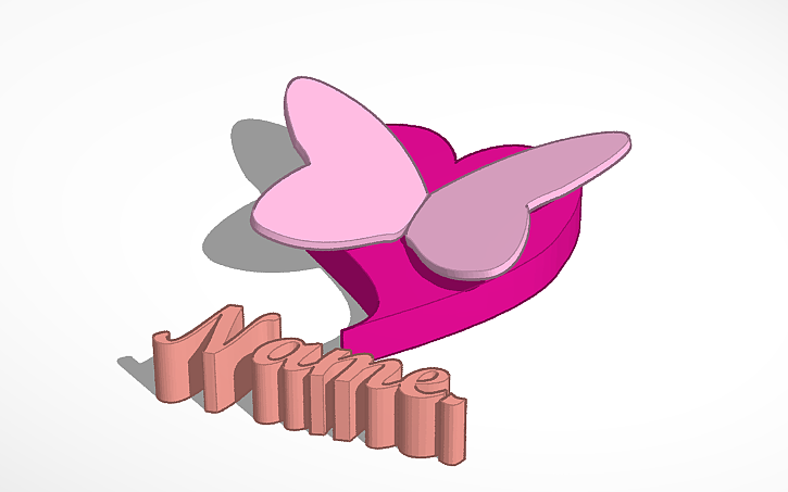 3D design names. - Tinkercad