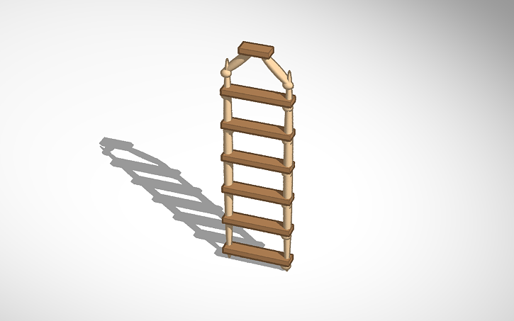 3D design Rope Latter - Tinkercad